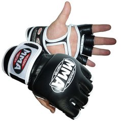 MMA Grapplingové rukavice FAITO white