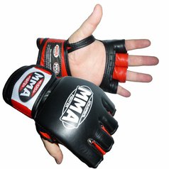 MMA Grapplingové rukavice KATAME red